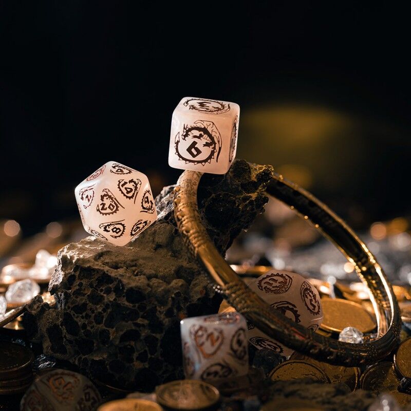 Q Workshop | Quartz | Dragons Dice Set