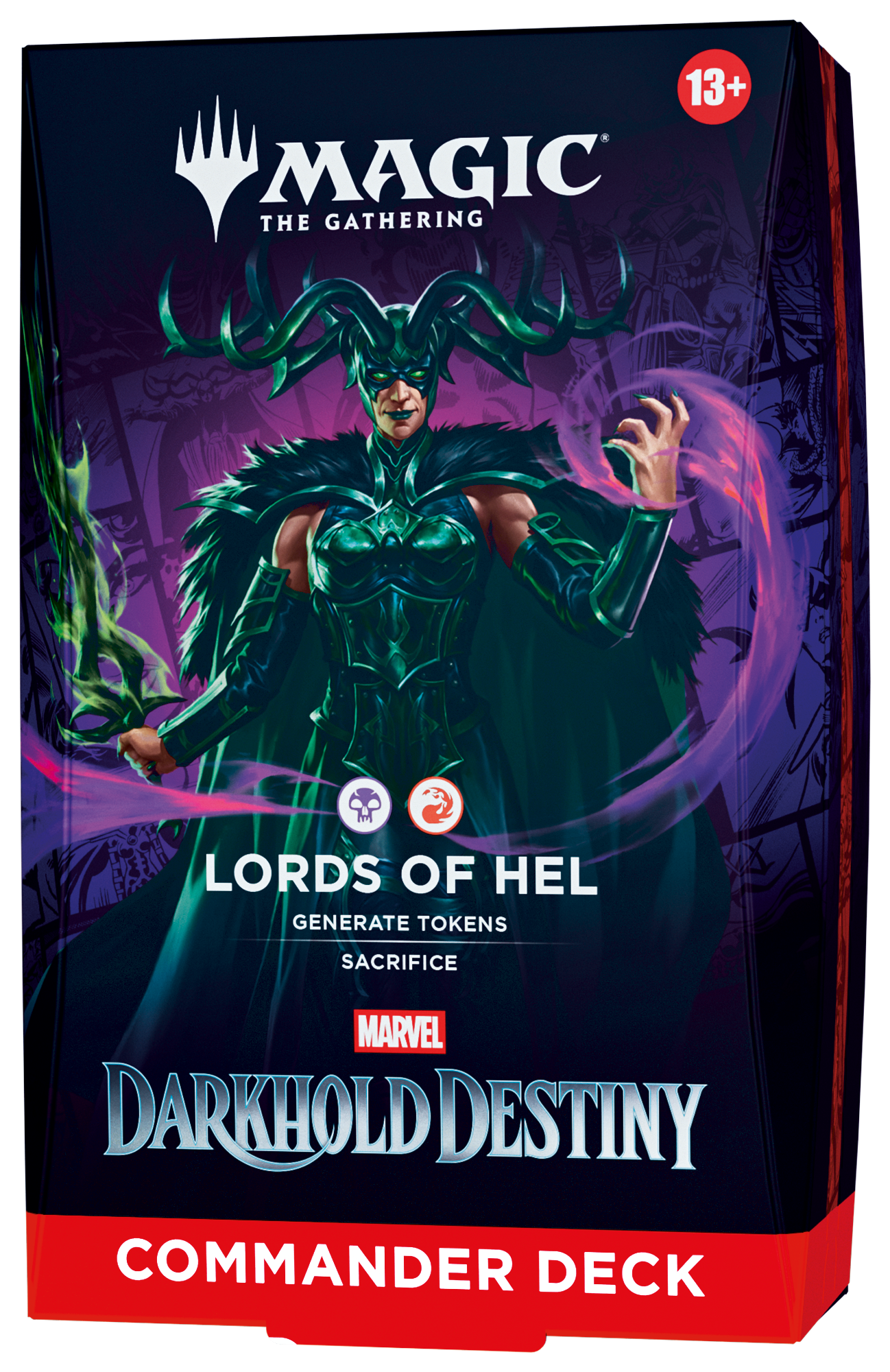 Magic: The Gathering | Marvel Darkhold Destiny | Commander Deck Display (4 Stk.) (EN)