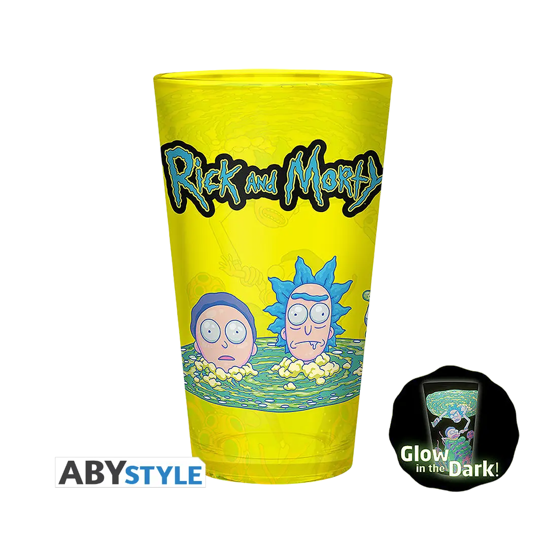 Rick and Morty - Pck Glass XXL + Mug + 2 Coasters