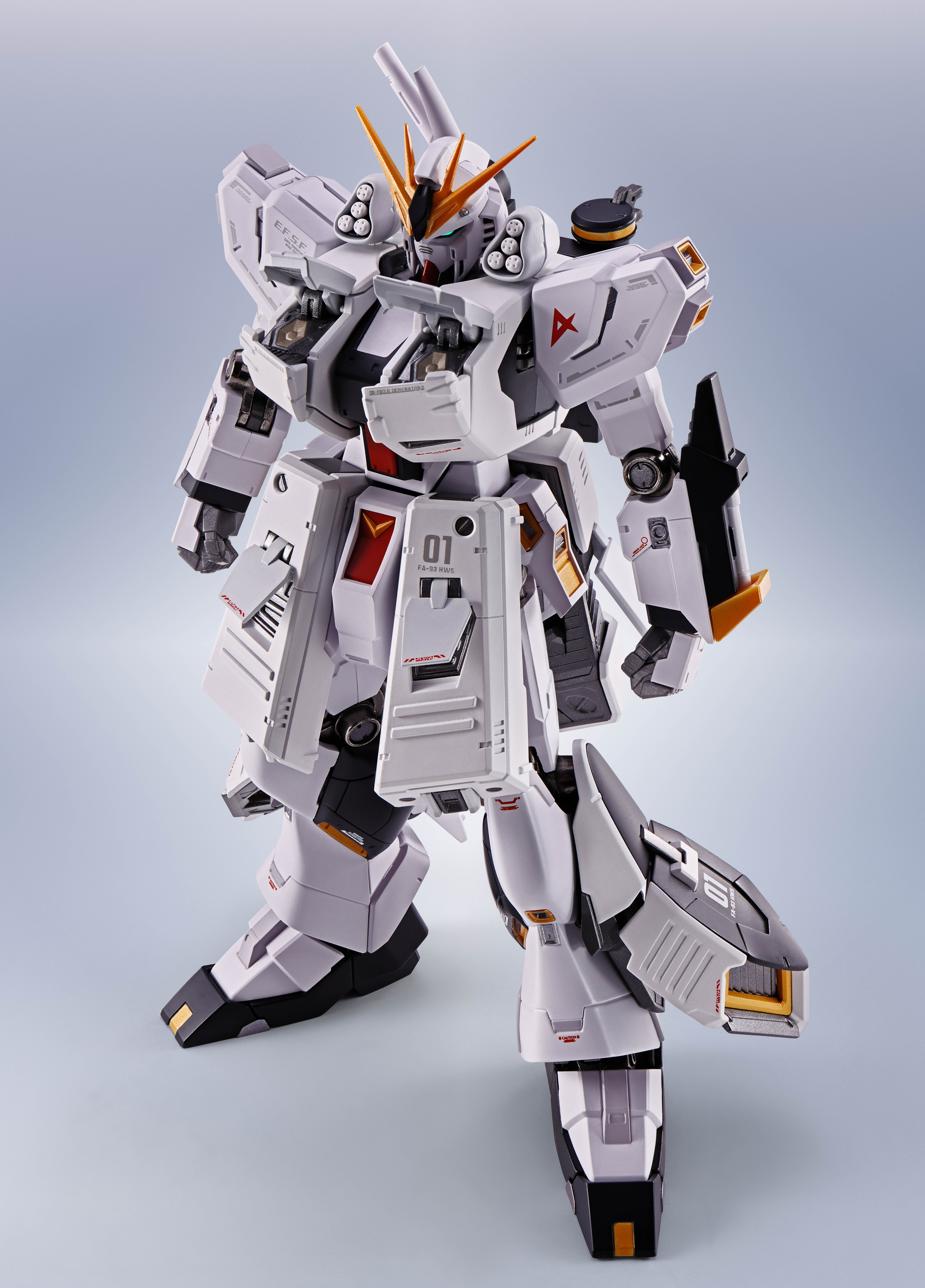 Tamashii Nations | HWS ＆ Display Parts Set For ν Gundam The Robot Spirits (15cm) | Mobile Suit Gundam