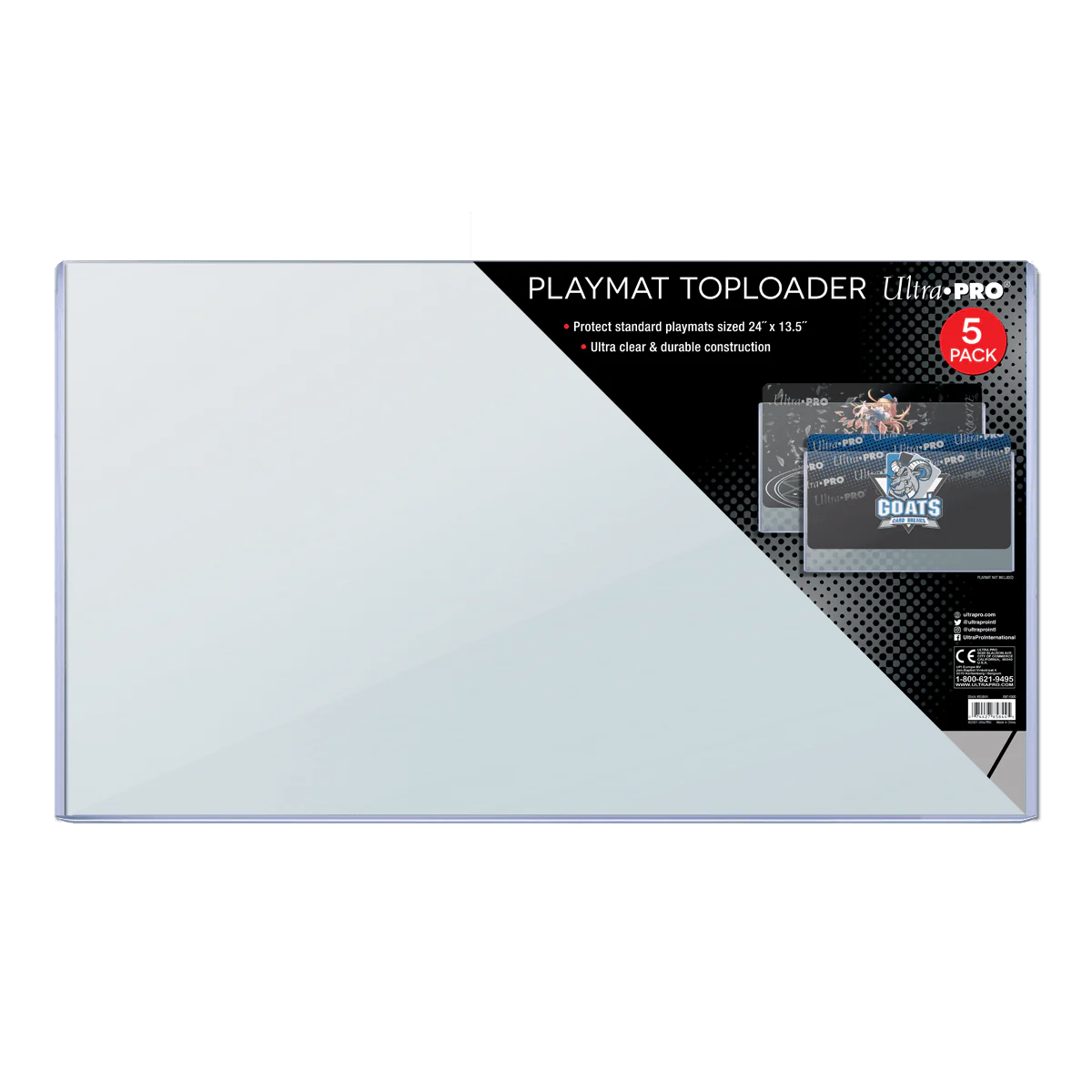 Ultra Pro - 24" x 13.5" Playmat Toploader 5ct