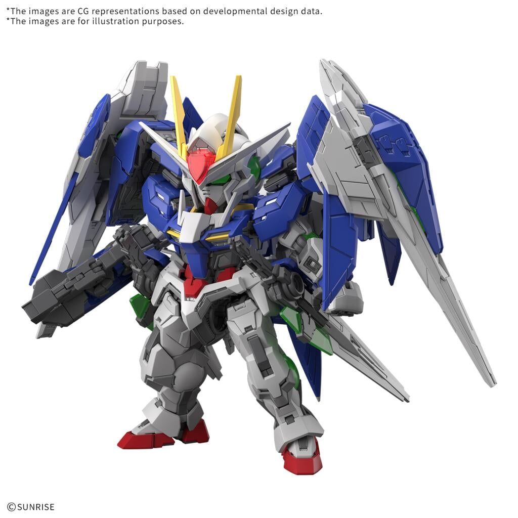 Bandai | MGSD 00 Raiser | Mobile Suit Gundam 00 (12cm)