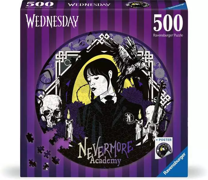 Ravensburger | Wednesday Nevermore Academy | 500 Teile Puzzle