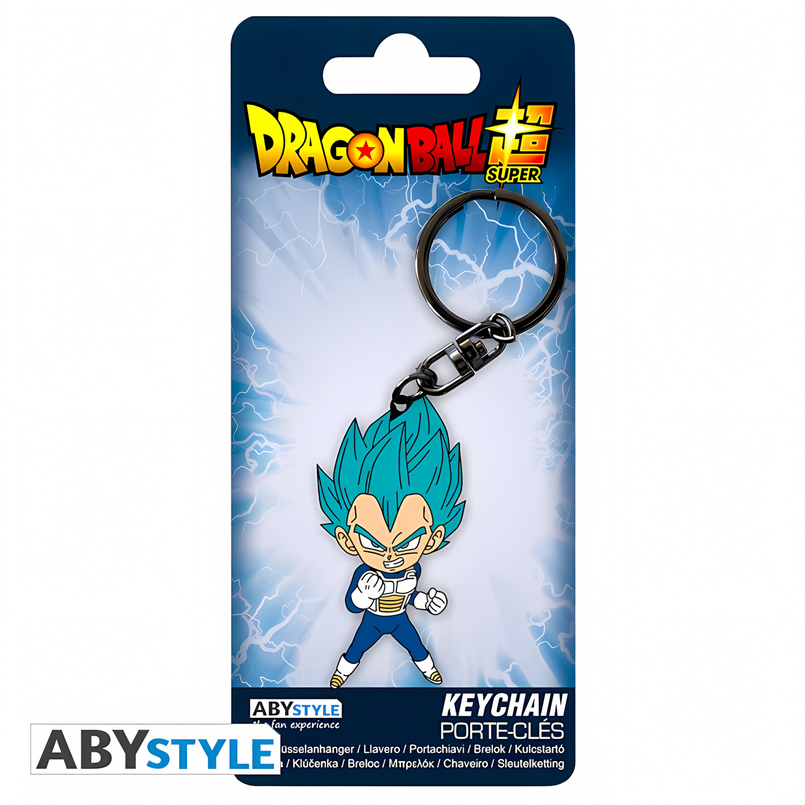 Dragon Ball Super - PVC Keychain - Vegeta Saiyan Blue