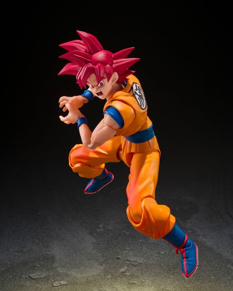 Tamashii Nations | Super Saiyan God Son Goku God Aura S.H.Figuarts (15cm) | Dragon Ball Super