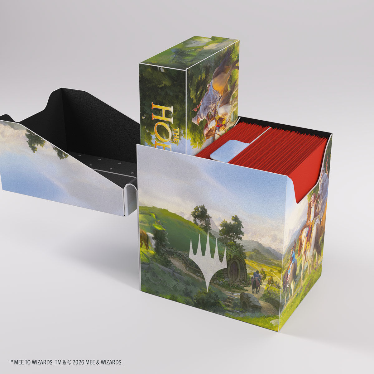 Gamegenic | MTG: The Hobbit - Leaving Hobbiton / Troop of Ponies | Soft Crate 80+ Deckbox