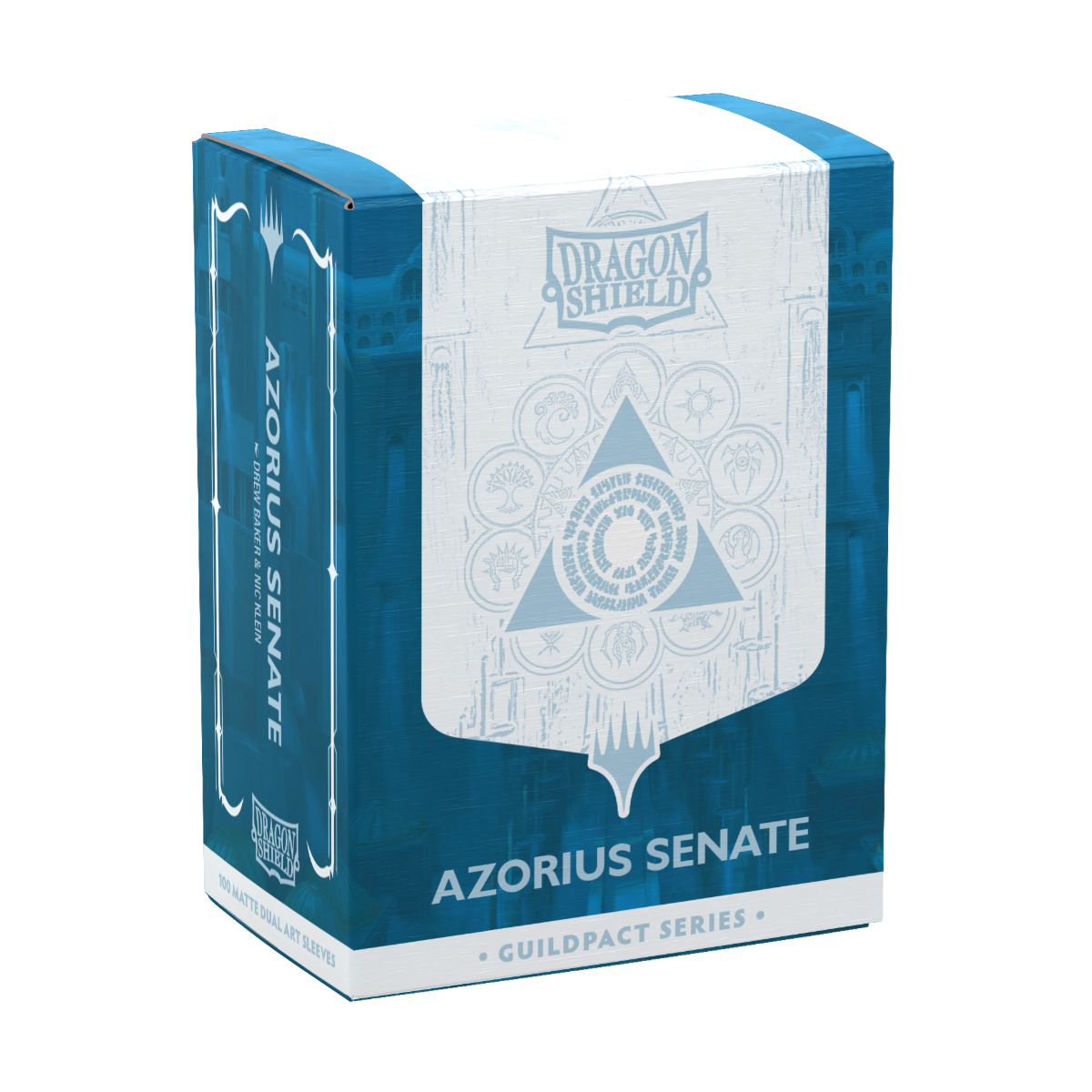 Dragon Shield X Magic: The Gathering | Azorius Senate | Standard Size Sleeves Guildpact Series
