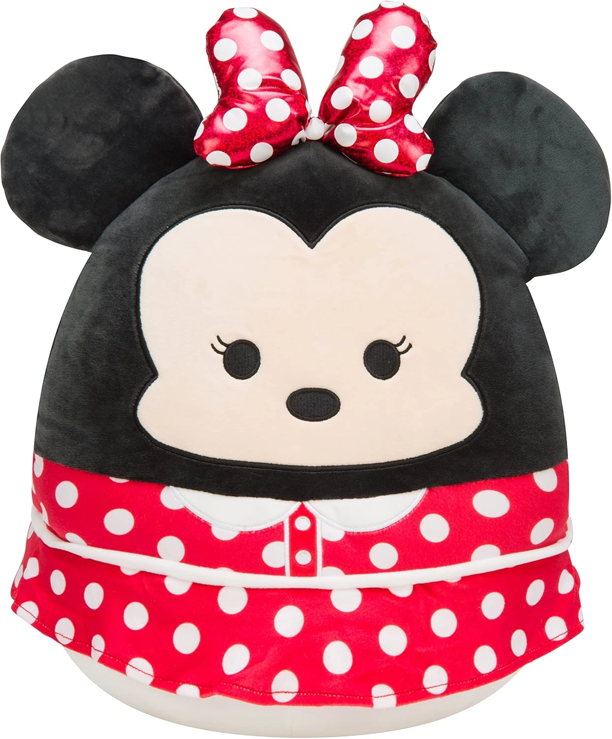 Jazwares | Squishmallows Disney Holly Wood Minnie Mouse Red Polka Dot Dress | 35cm Large Plush