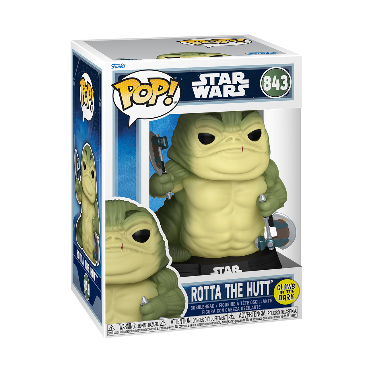 Pop! Vinyl | Rotta the Hutt (Glow) | Star Wars