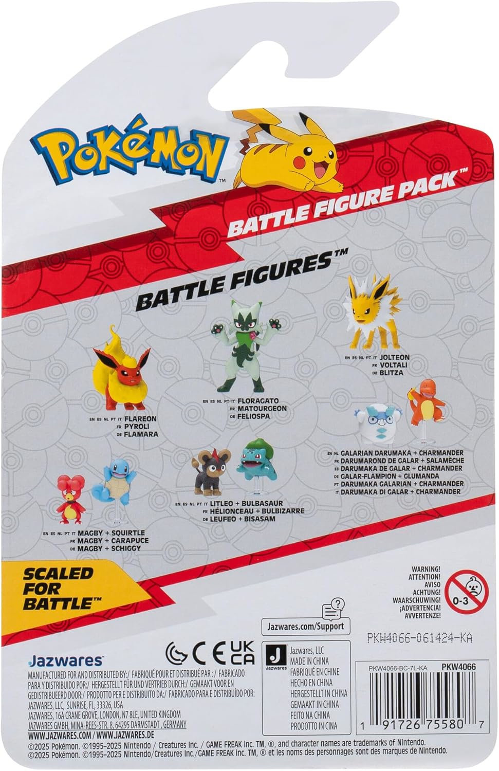Pokémon | Battle Figure 2 Pack | Snivy & Pikachu