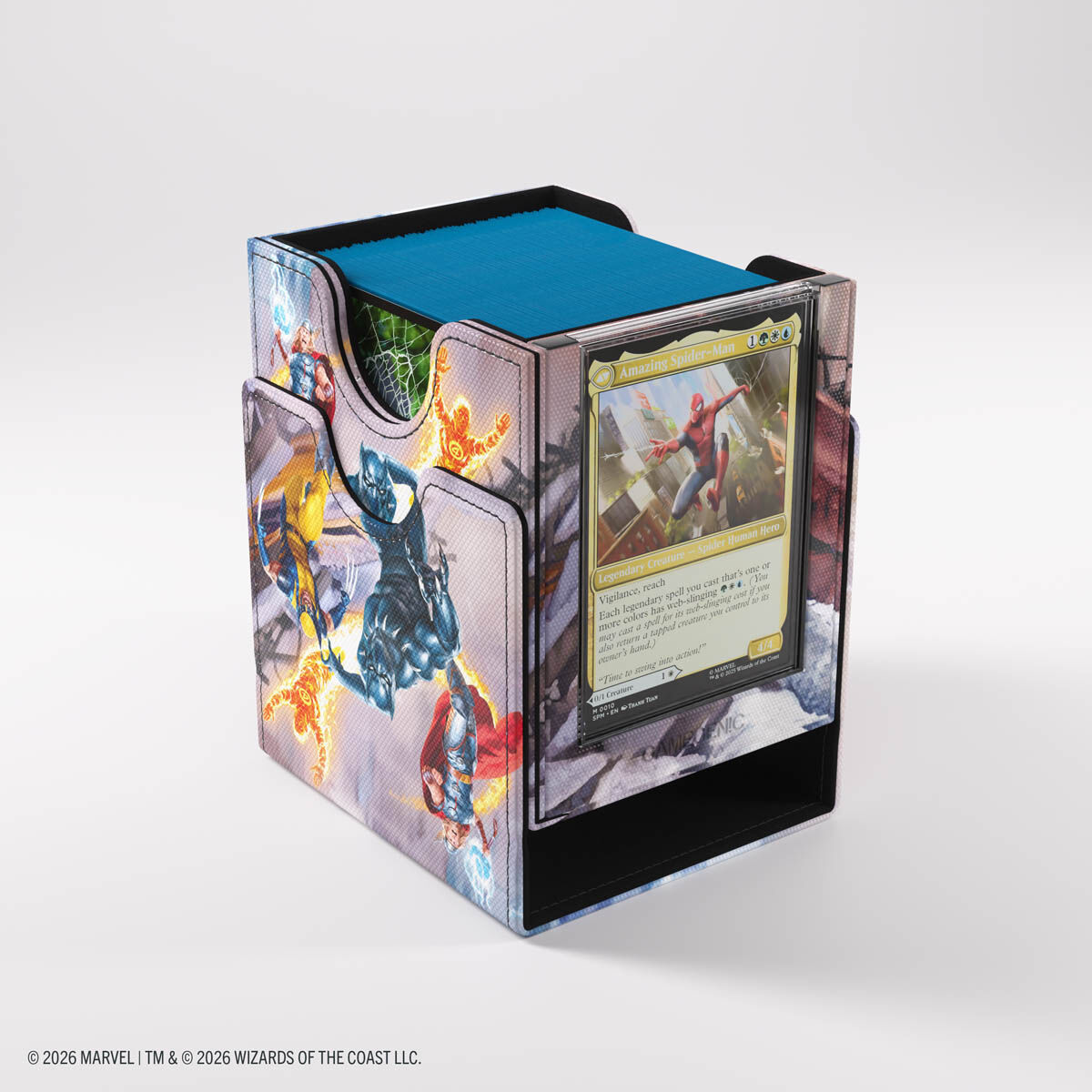 Gamegenic | Marvel Super Heroes - Marvel Super Heroes | Deckbox Sidekick PRO 100+ XL