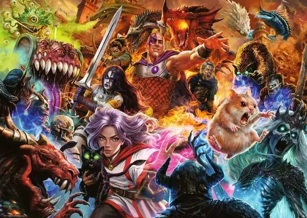 Ravensburger | Dungeons & Dragons - Critical Encounters | 1000 Teile Puzzle