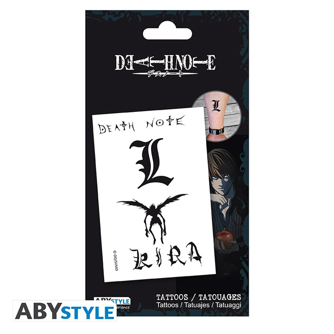 Abysse | Death Note - Tattoos (15 x 10cm)
