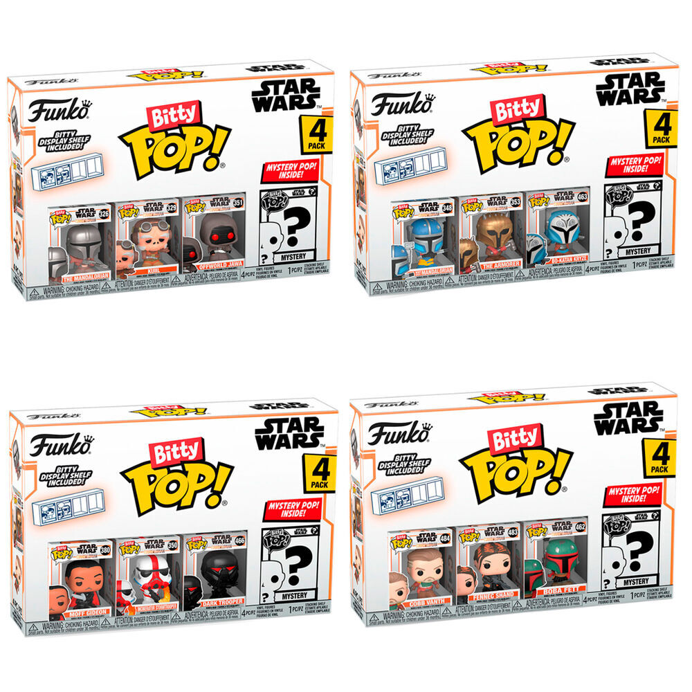 Bitty POP!: The Mandalorian 4PK - Star Wars