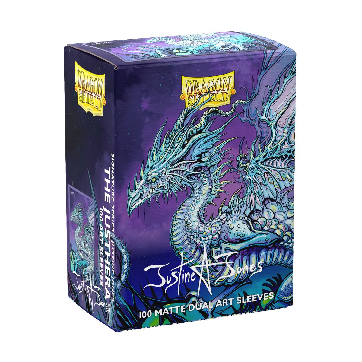 Dragon Shield | The Justhera | Dual Art Sleeves Standard Size