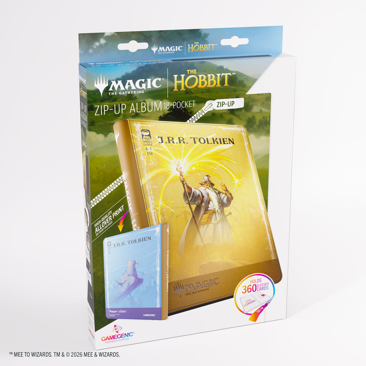 Gamegenic | MTG: The Hobbit - Gandalf, Goblin's Bane / The Lord of the Eagles | Zip-Up Album 18-Pocket
