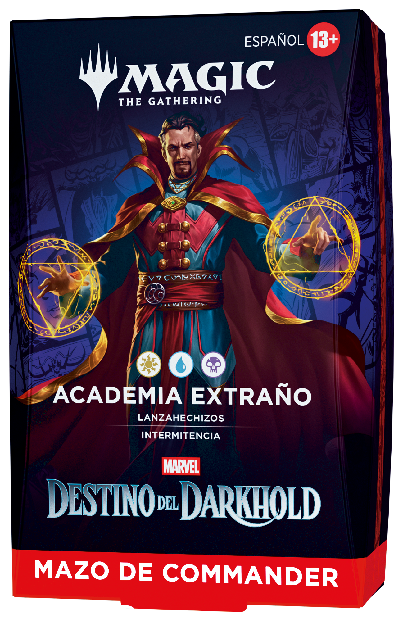 Magic: The Gathering | Marvel Darkhold Destiny | Commander Deck Display (4 Stk.) (ES)