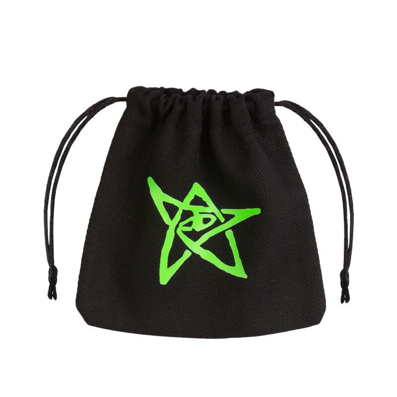 Q Workshop | Black & Green | Call Of Cthulhu Dice Bag