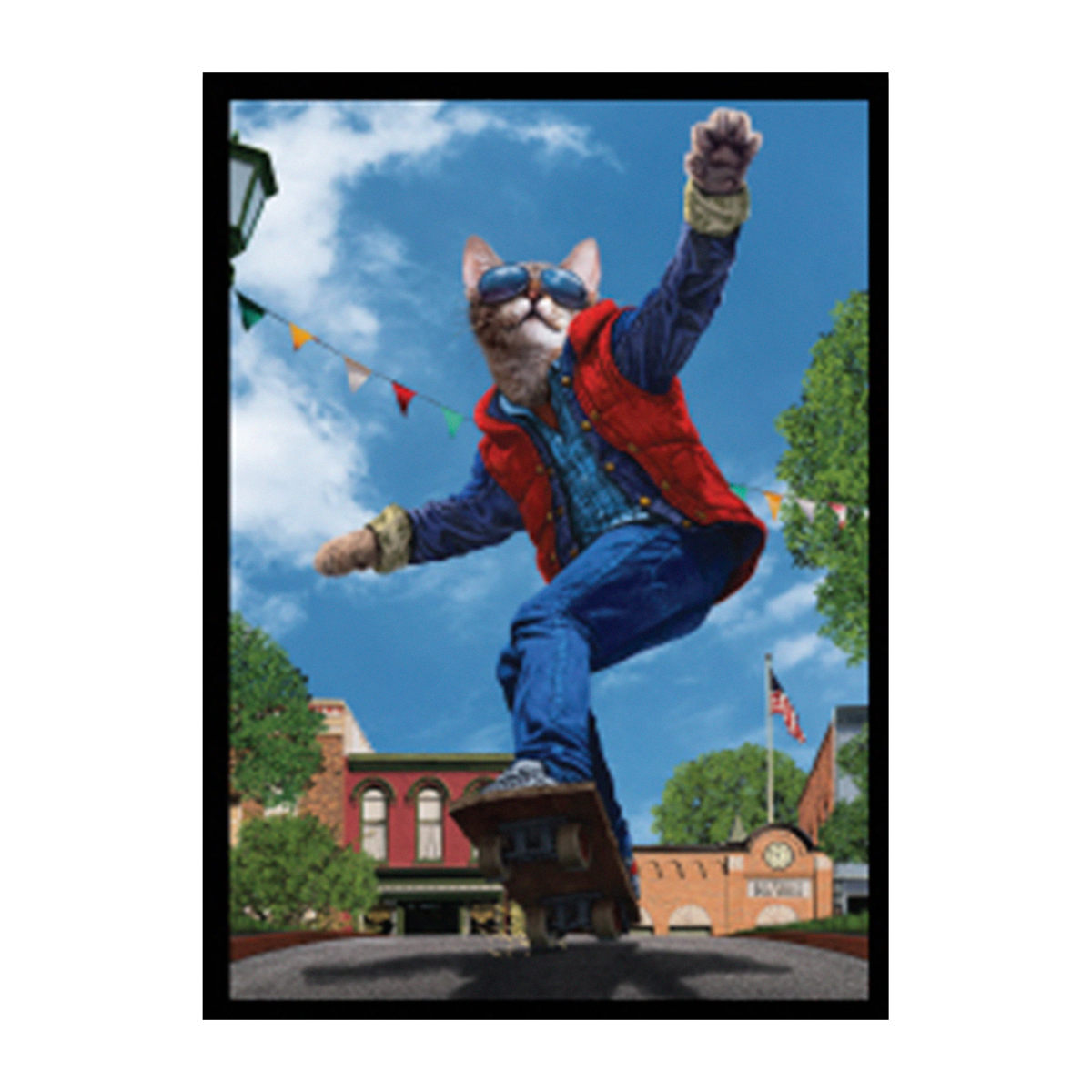 Ultra Pro | Movie Cats - Cat to the Future | 50pcs Doublematte White Core Sleeves