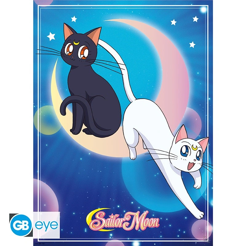 Sailor Moon | Chibi Set 2 Poster (52 x 38cm) Sailor Moon & Cats | Poster