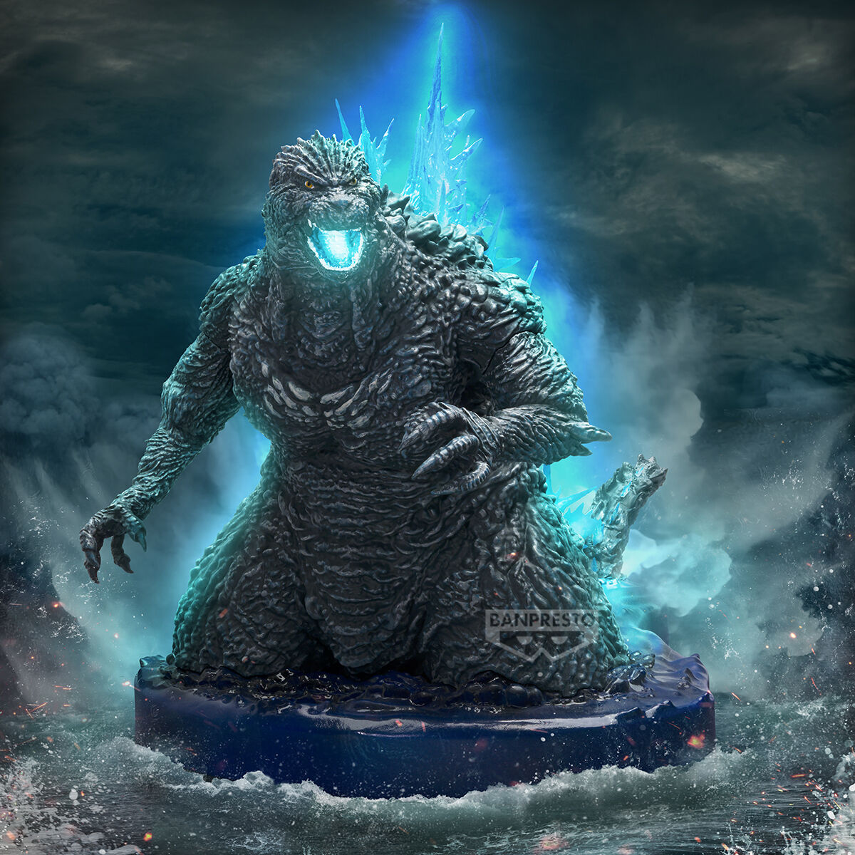 Banpresto | Godzilla (2023) Atomic Breath Image Version Art Vignette (15cm) | Godzilla Minus One