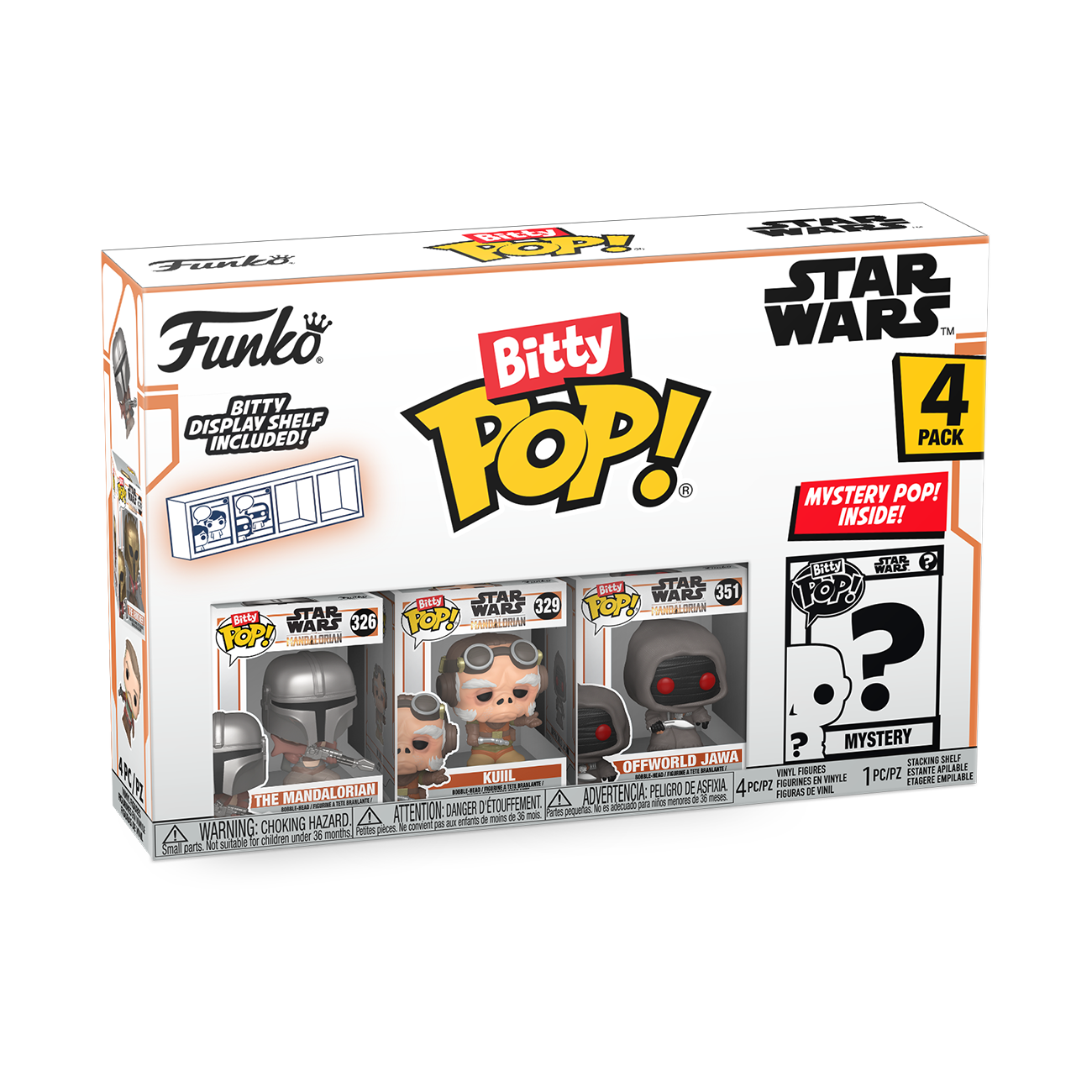 Bitty POP!: Mandalorian 4-Pack Series 2 - The Mandalorian