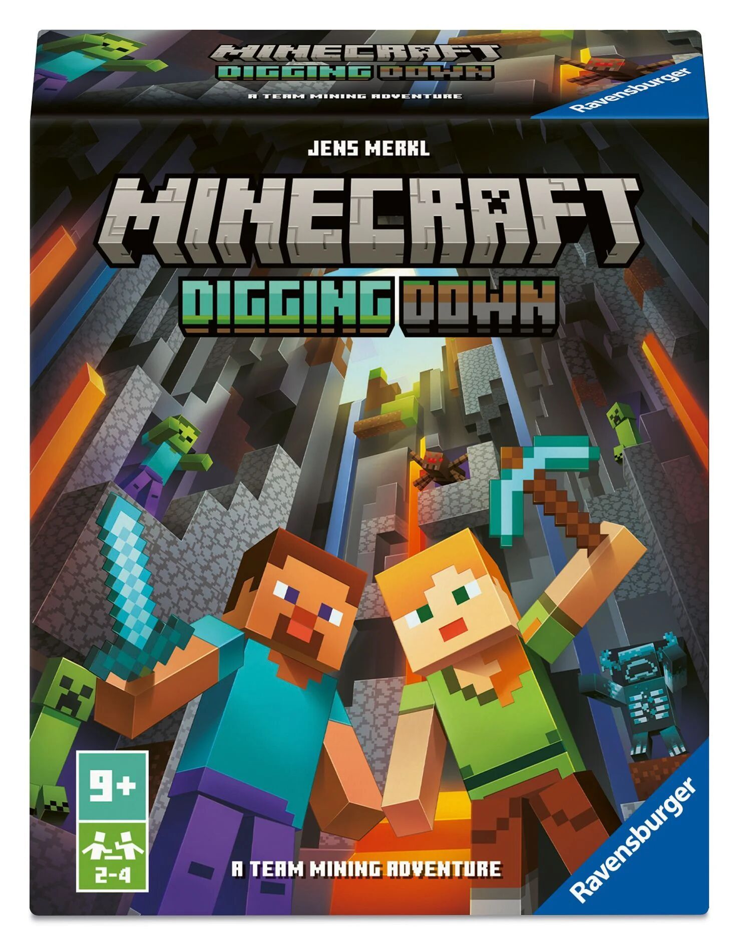 Ravensburger | Minecraft: Digging Down | Kartenspiel