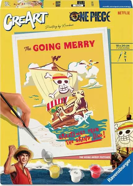 Ravensburger | One Piece Flying Lamb (Going Merry) | CreArt Malen nach Zahlen