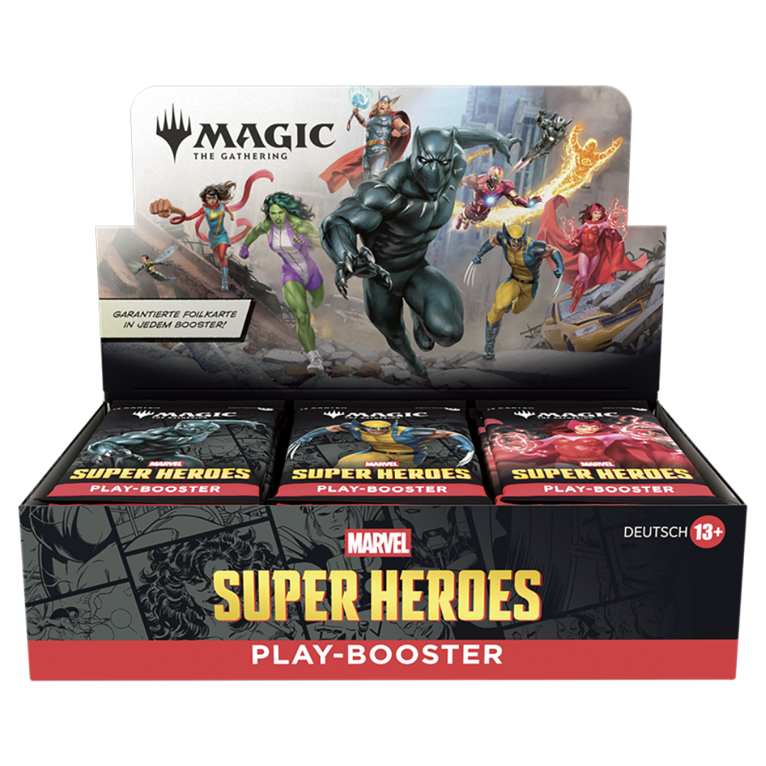 Magic: The Gathering | Marvel Super Heroes | Play Booster Display (DE)