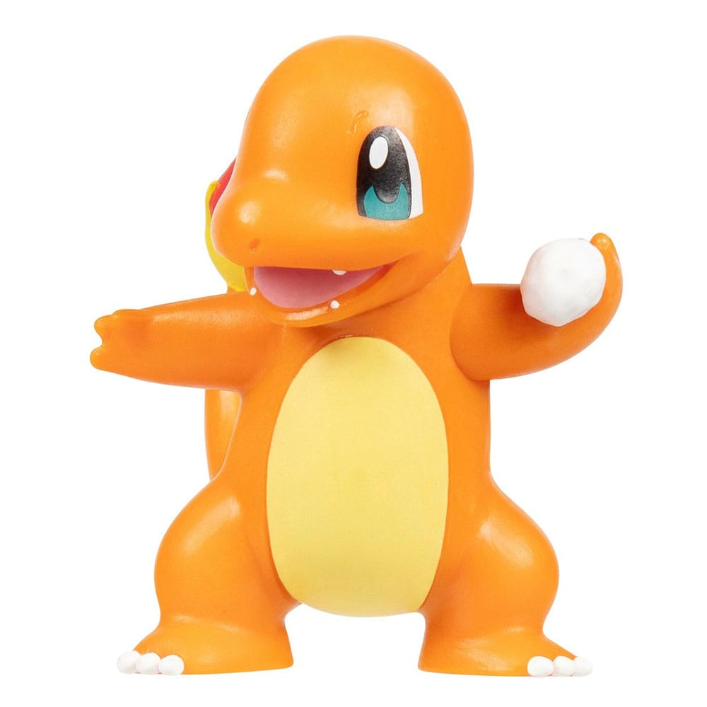 Jazwares | Pokémon First Partner Battle Figure Set Figure 2-Pack | Holiday Charmander #2 & Alolan Vulpix W4