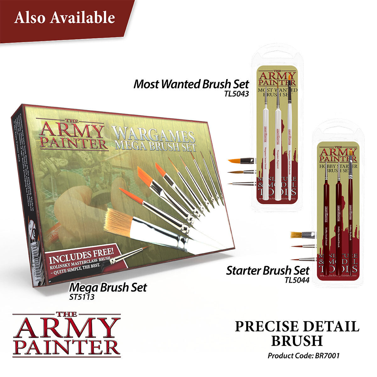 The Army Painter - Precise Detail - Hobby Brush