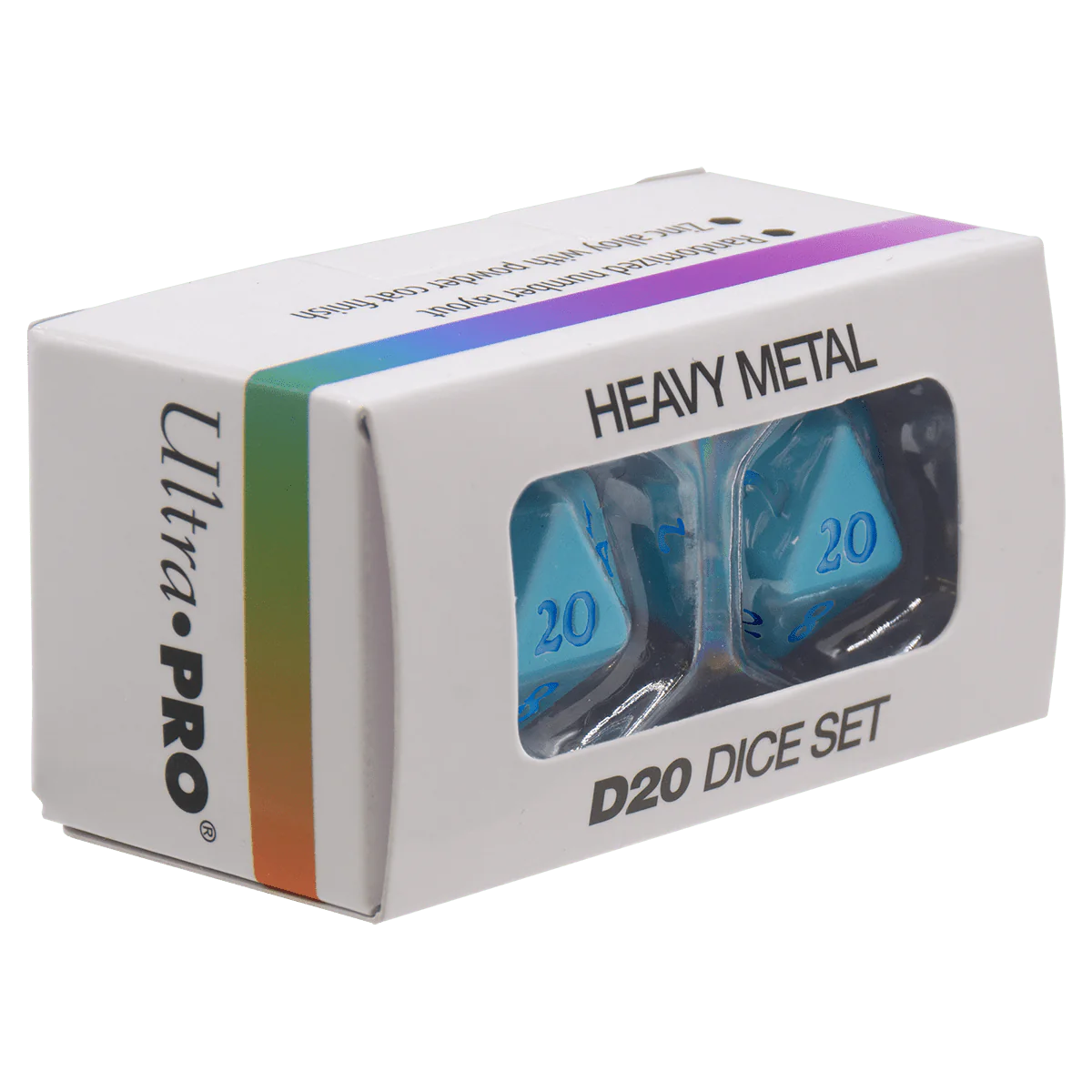 Ultra Pro: Vivid Heavy Metal Dice - Light Blue
