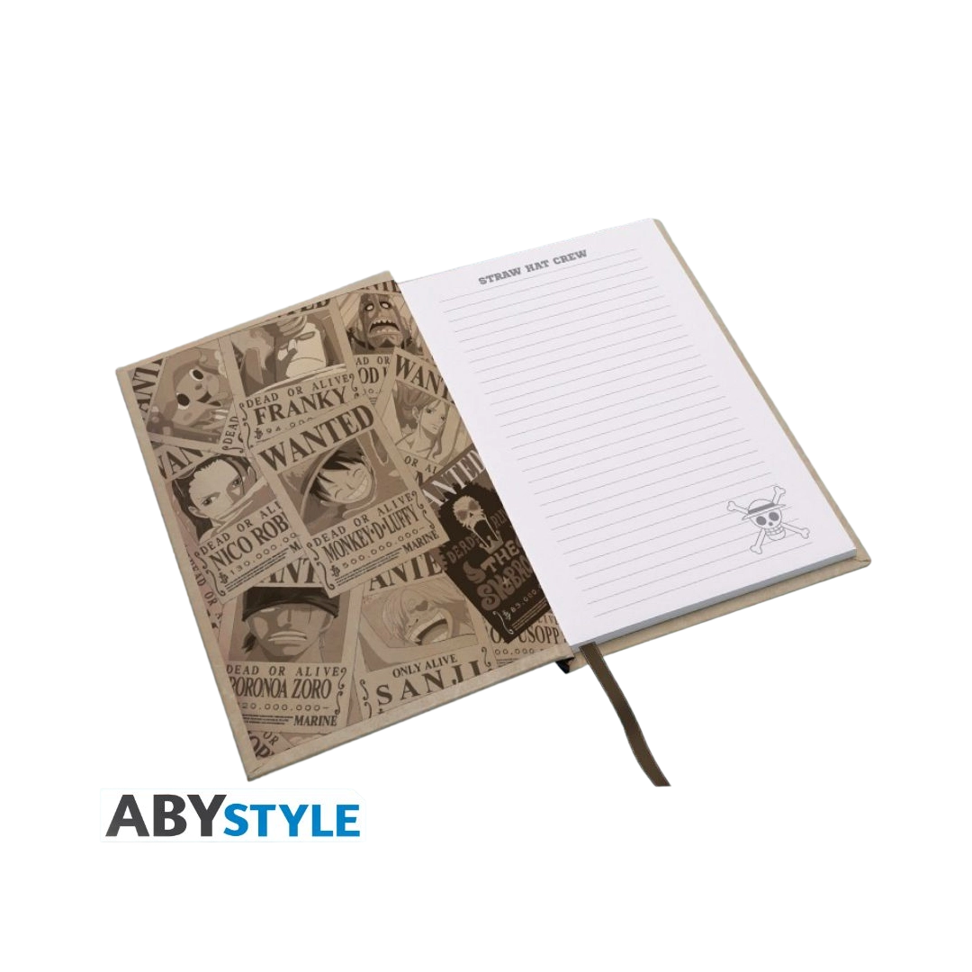 Abysse | One Piece A5 Notebook | Wanted Luffy Wano X4
