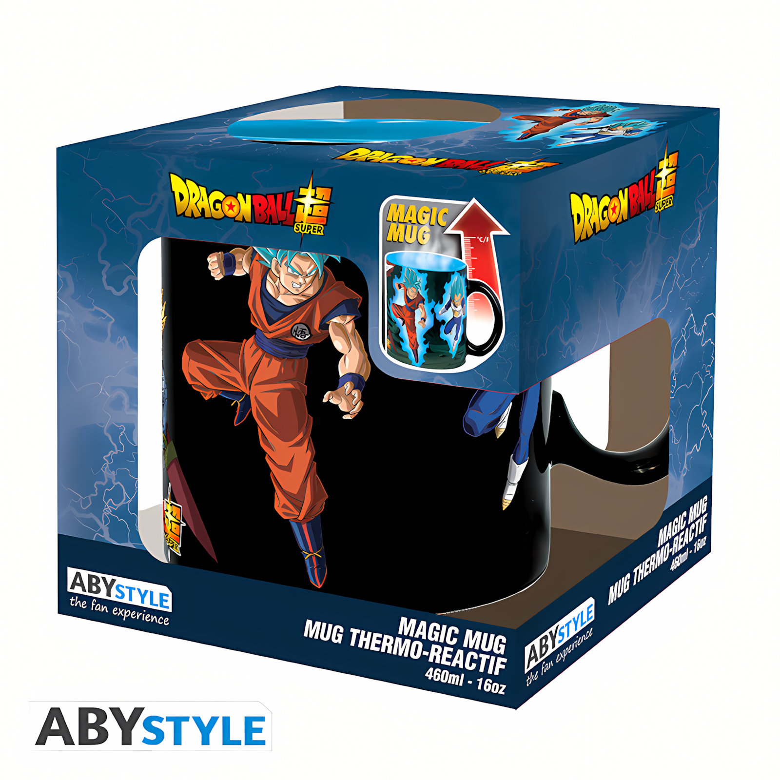 Abysse: Dragon Ball Super - Mug Heat Change 460ml - Saiyans vs Black