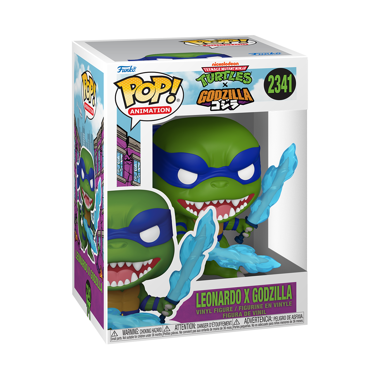 Pop! Vinyl | Leonardo X Godzilla | Teenage Mutant Ninja Turtles