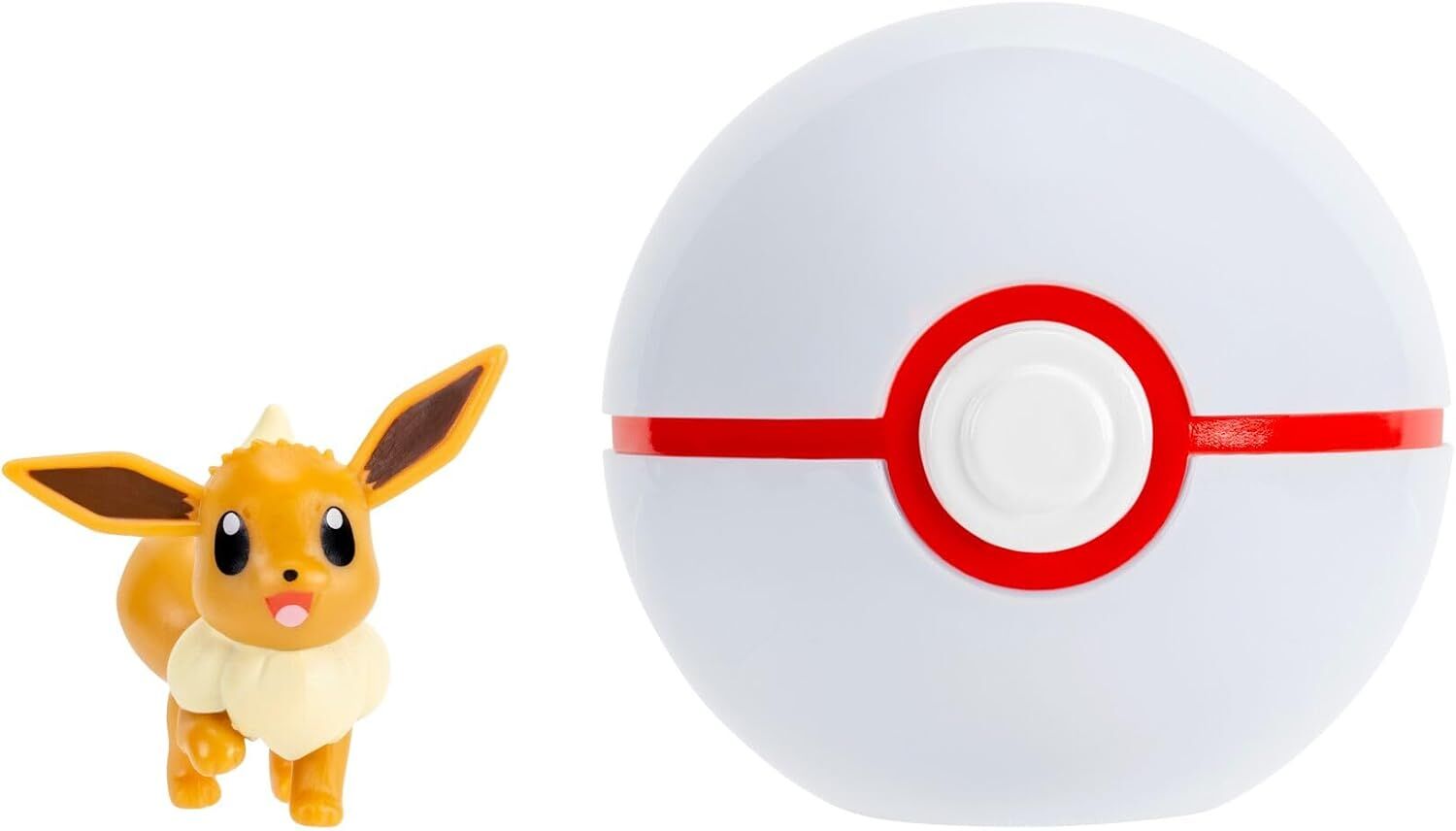 Pokémon | Evoli und Premierball | 5cm Clip 'N' Go