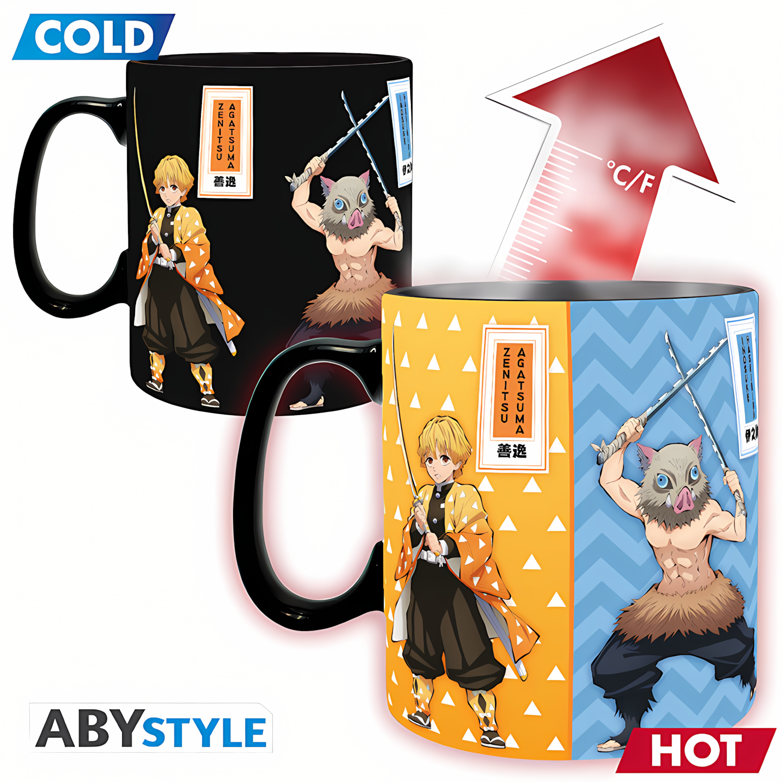 Abysse: Demon Slayer - Mug Heat Change (460ml) - Slayers