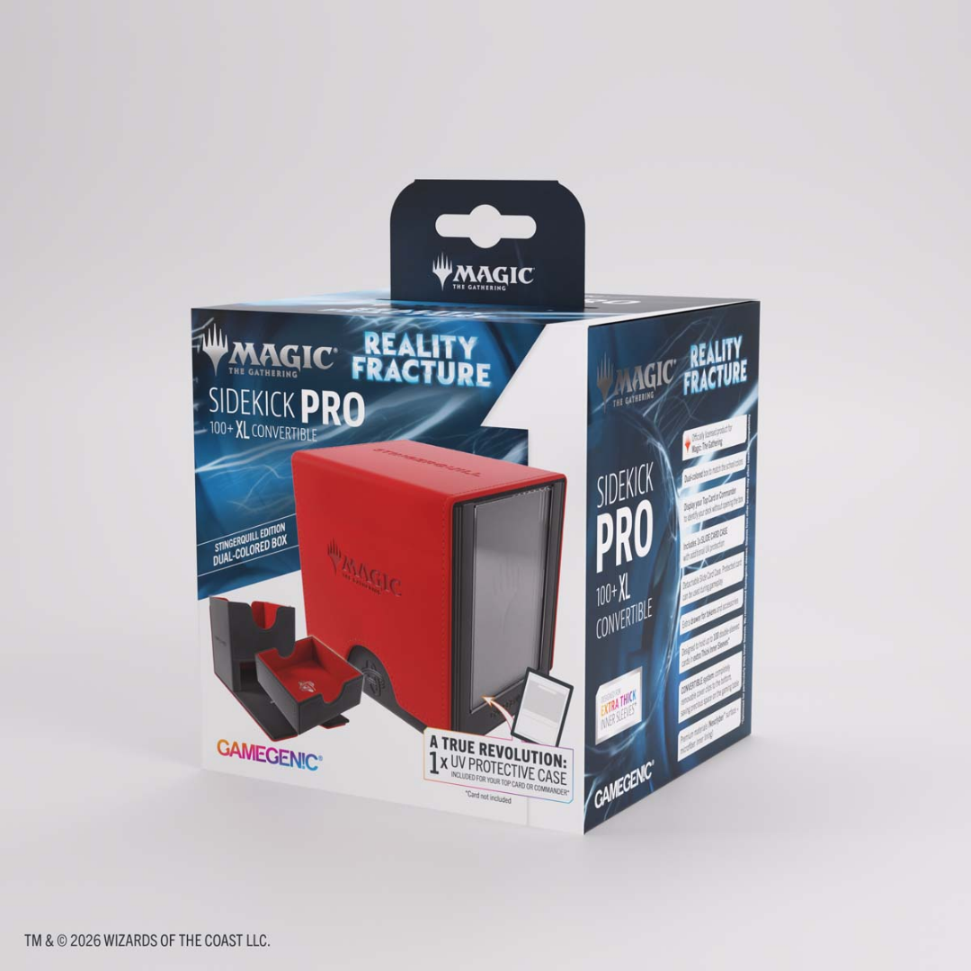 Gamegenic | MTG: Reality Fracture - Stingerquill | Sidekick Pro Convertible Deckbox 100+ XL