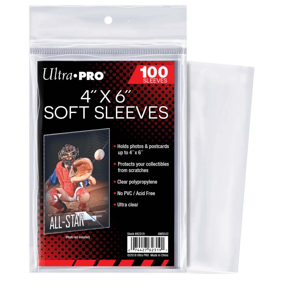 Ultra Pro - 4x6 Soft Sleeves