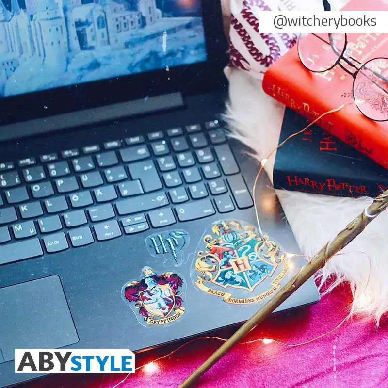 Harry Potter | Sticker (16 x 11cm) Hogwarts Houses | Sticker
