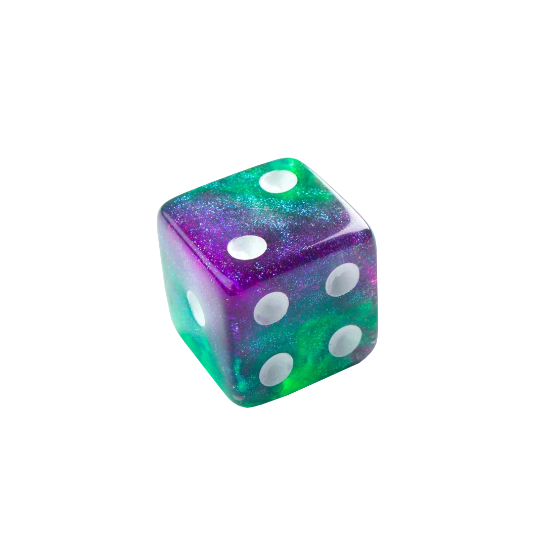 Gamegenic | RPG Dice Set | Galaxy Series Aurora D6 (12pc)