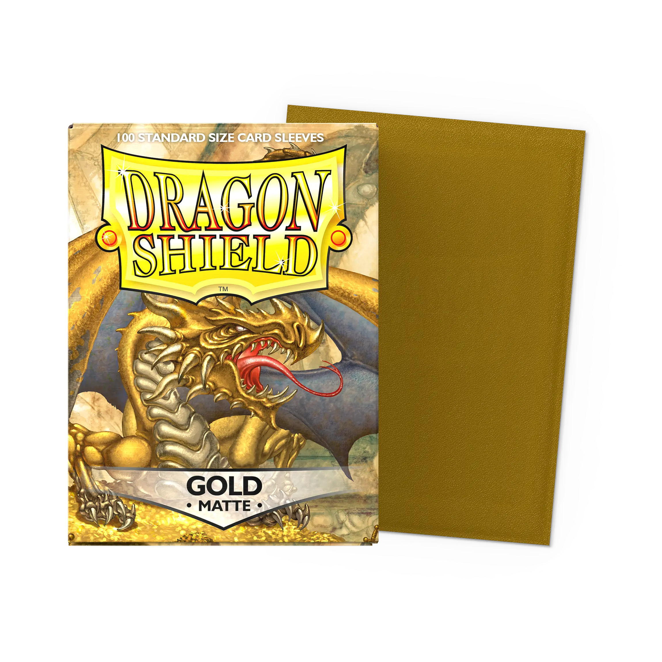 Dragon Shield: Gold - Matte Sleeves - Standard Size