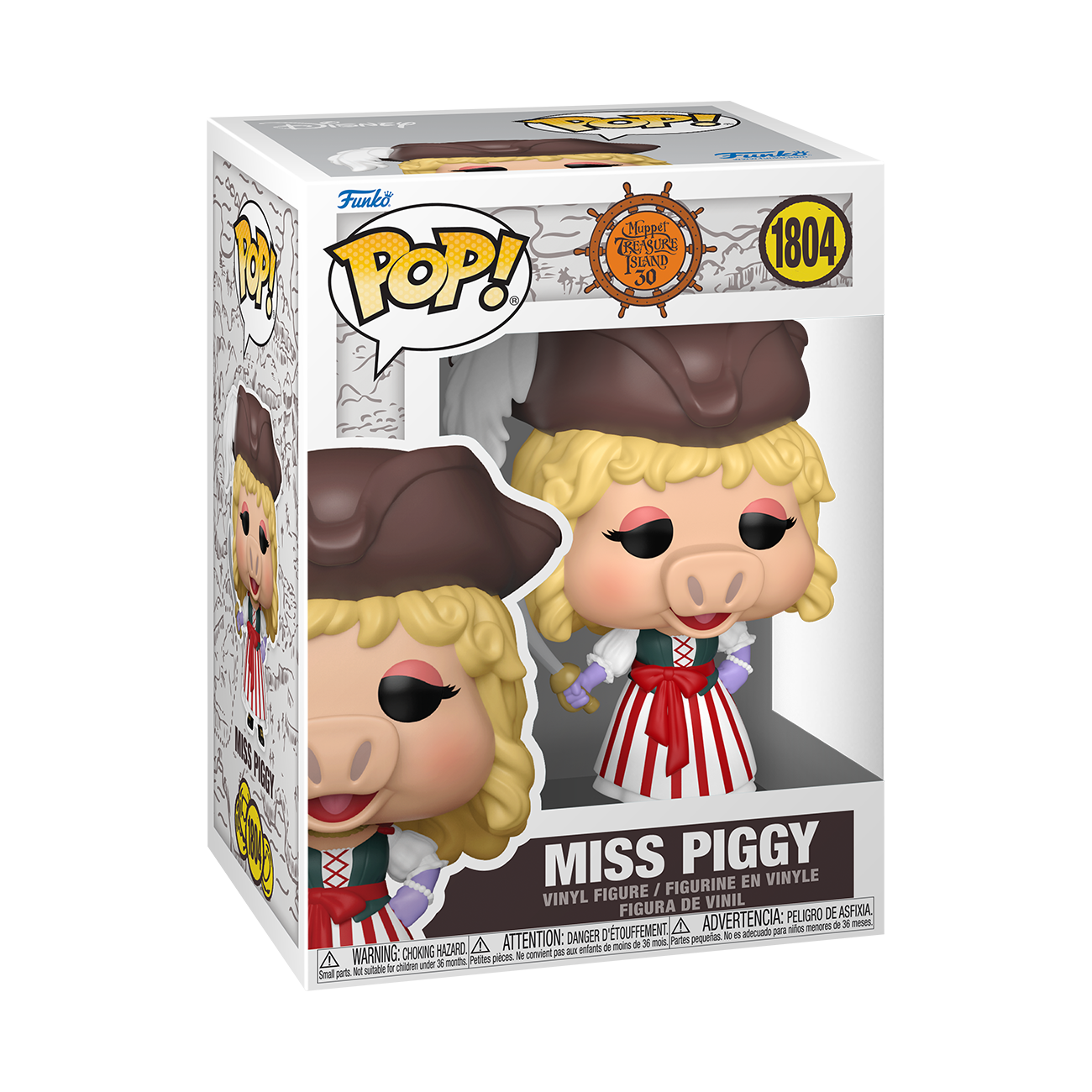 Pop! Vinyl | Miss Piggy (Muppet Treasure Island) | The Muppets