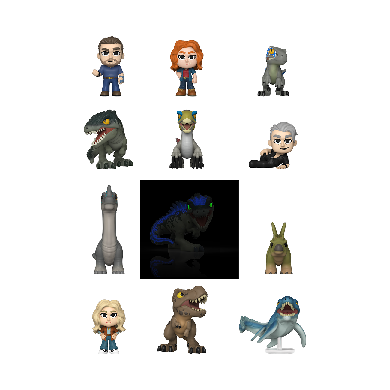 MM: JW3 12PC PDQ: JURASSIC WORLD: DOMINION MYSTERY MINIS - Jurassic World