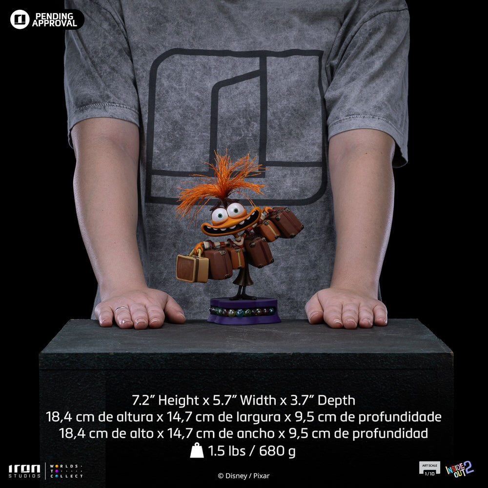 Iron Studios | Anxiety | Inside Out 2 - Art Scale 1/10