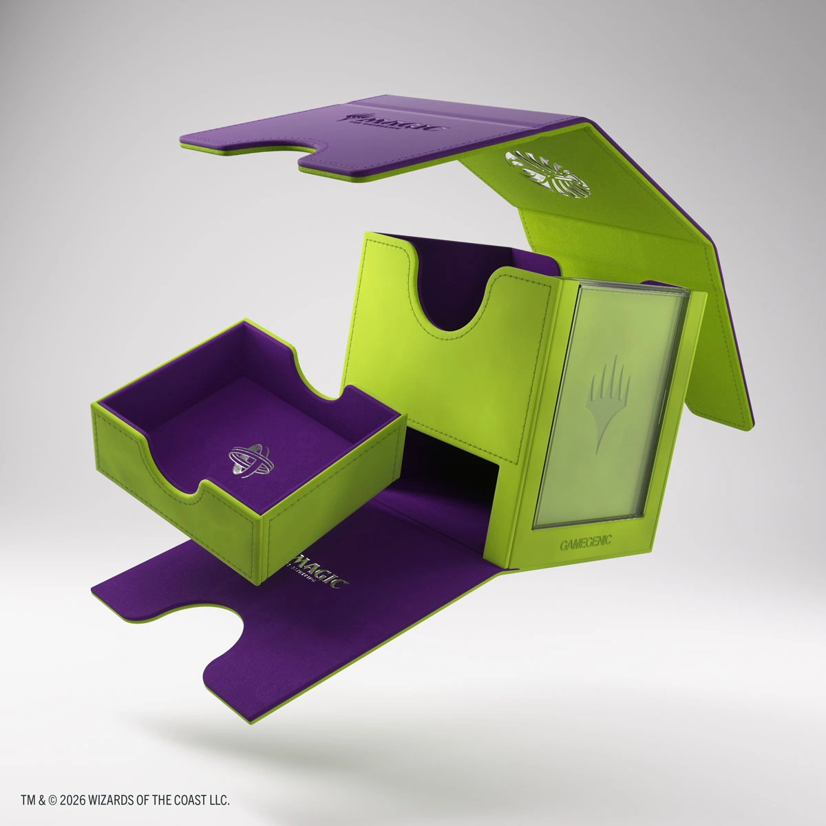 Gamegenic | Secrets of Strixhaven - Grün/Lila | Deckbox Sidekick Plus100+ XL