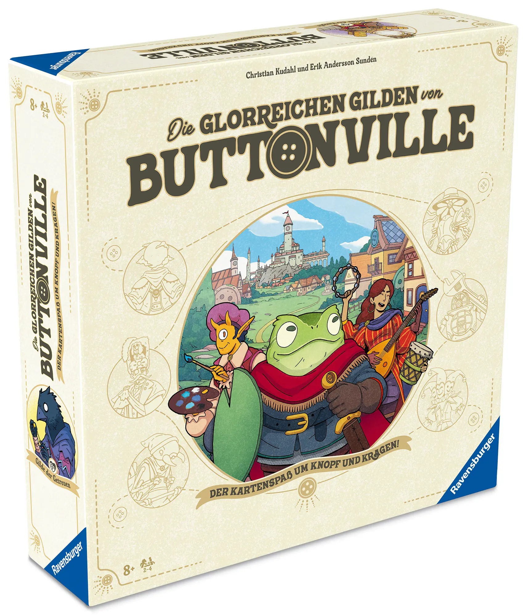 Ravensburger | Die glorreichen Gilden von Buttonville | Gesellschaftsspiel