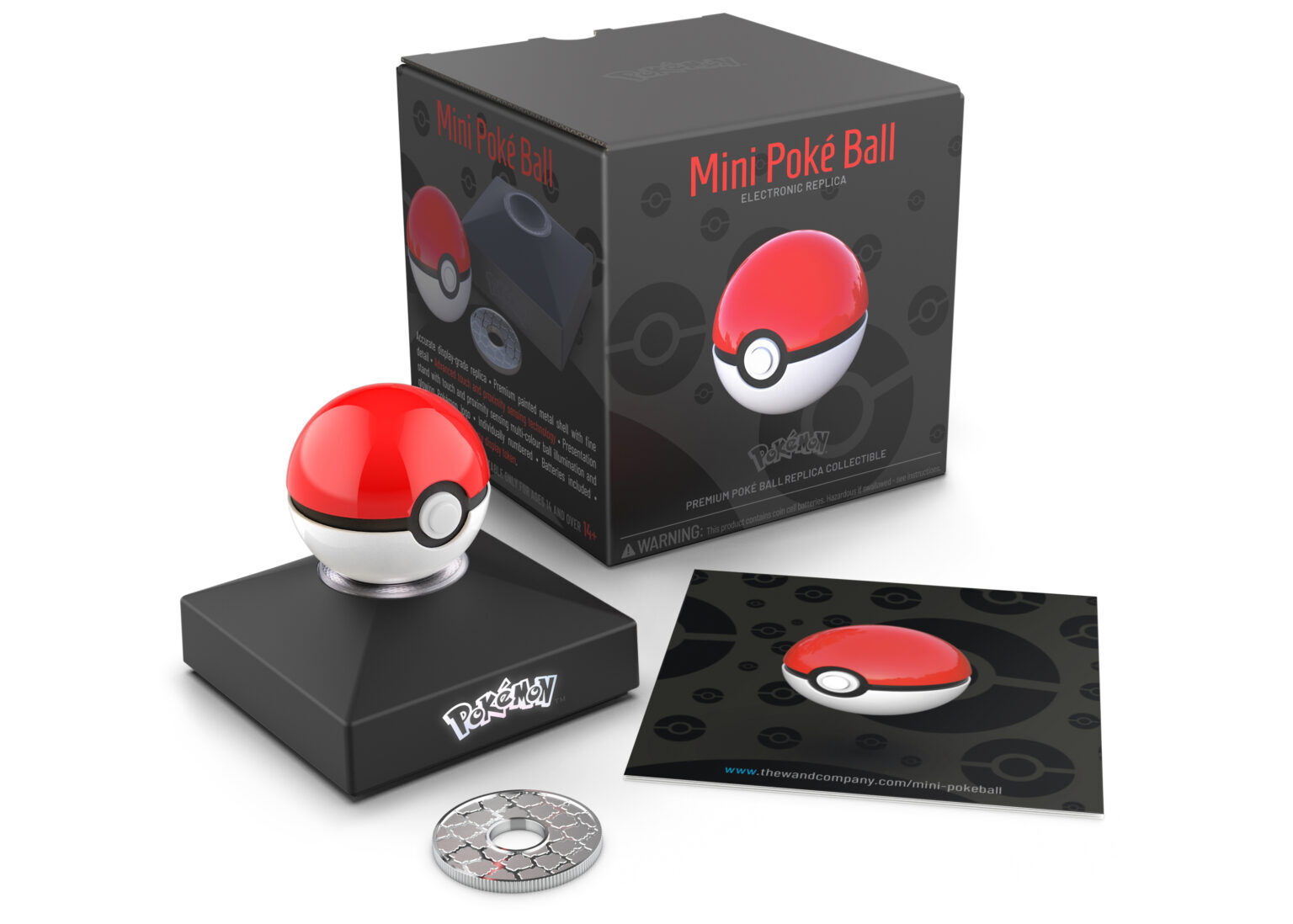 The Wand Company | Pokémon - Mini Poké Ball | Replica