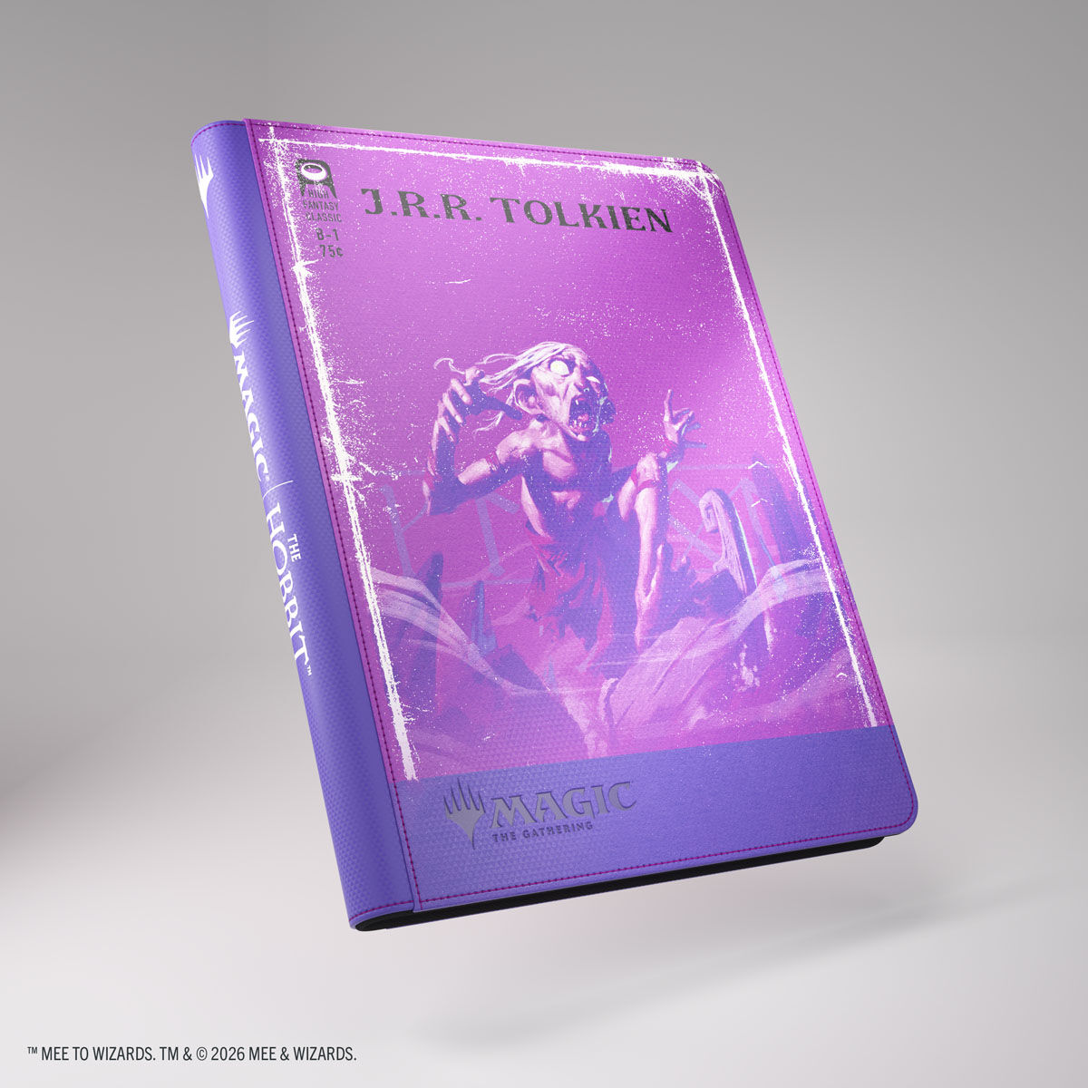 Gamegenic | MTG: The Hobbit - Gollum, Riddle Master / The Lonely Mountain | Zip-Up Album 18-Pocket
