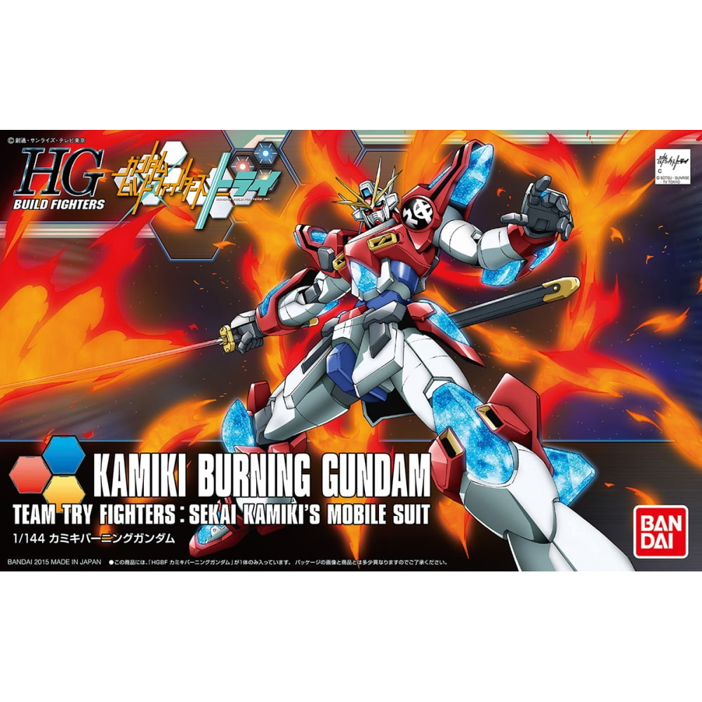 Bandai: HG Gundam Burning Kamiki – Gundam Build Fighters (1/144)